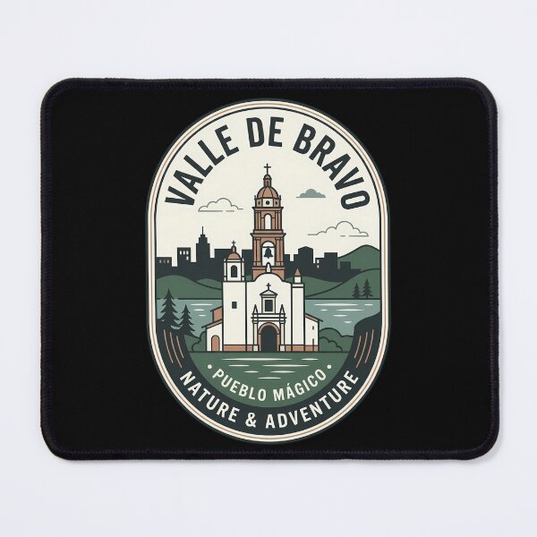 Item preview, Valle De Bravo Mexico Vintage Travel Emblem designed and sold by k3rstman1.