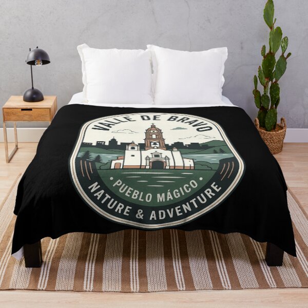 Item preview, Valle De Bravo Mexico Vintage Travel Emblem designed and sold by k3rstman1.