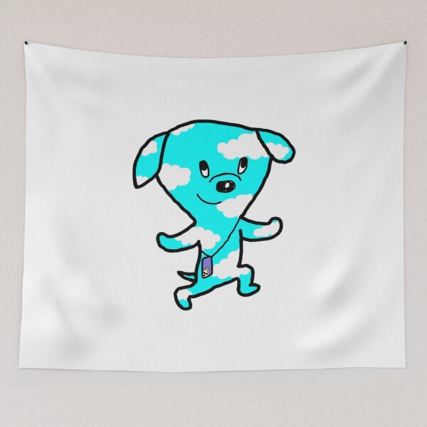 Item preview, Sky Pup - Cute Blue Cloud Dog designed and sold by NAPIPIPIarts.