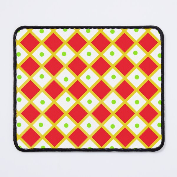 Item preview, Bold Geometric Diamond Pattern | Retro Red Yellow Black Seamless Abstract Design designed and sold by HopeAndHustle.