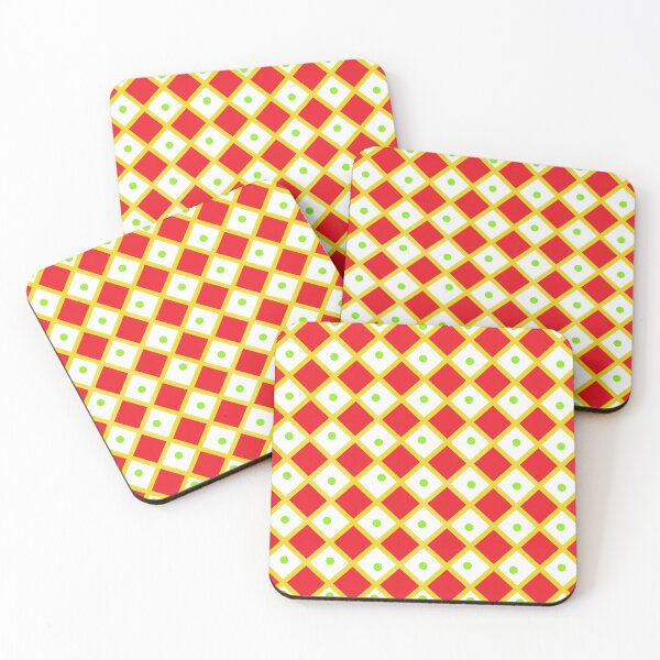 Item preview, Bold Geometric Diamond Pattern | Retro Red Yellow Black Seamless Abstract Design designed and sold by HopeAndHustle.