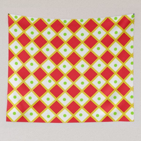Item preview, Bold Geometric Diamond Pattern | Retro Red Yellow Black Seamless Abstract Design designed and sold by HopeAndHustle.