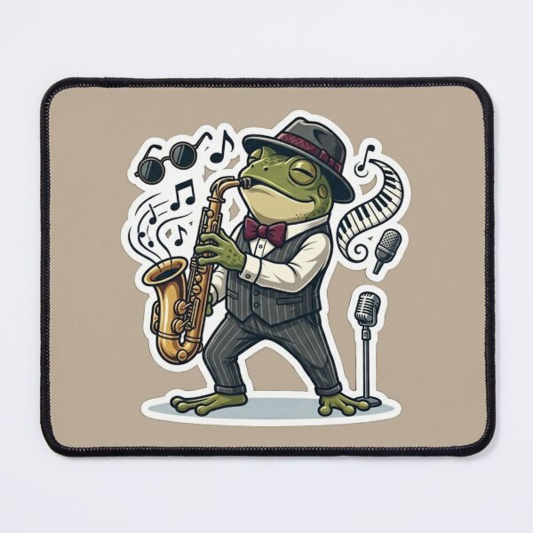 Item preview, Blues Lounge Frog designed and sold by Safe Haven Pets.