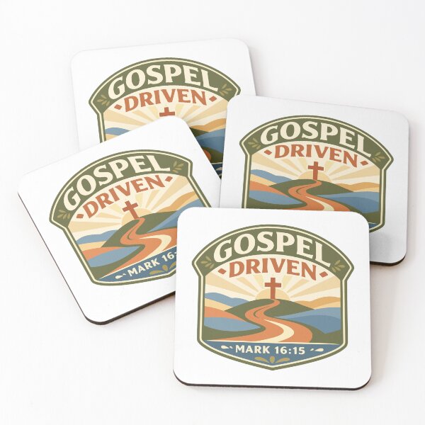 Item preview, Gospel Driven Christian Path – Mark 16:15 Bible Verse Art designed and sold by stylishdzign.