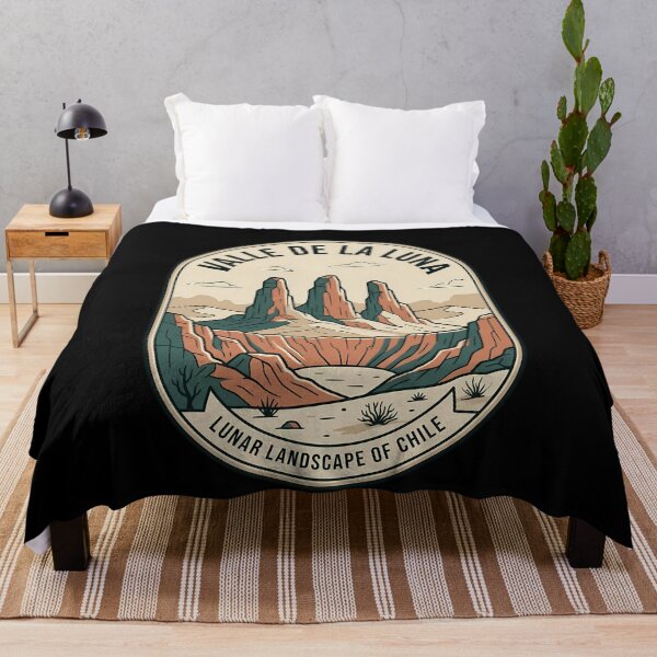 Item preview, Valle De La Luna Chile Vintage Travel Emblem designed and sold by k3rstman1.