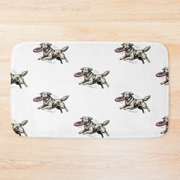 Item preview, Patriotic Frisbee Retriever designed and sold by Roy & Tiffany.
