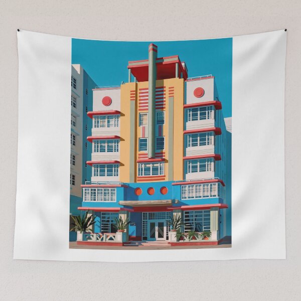Item preview, Wall Art - Postcard - Deco City Vibrance designed and sold by ForeverPrintsOK.