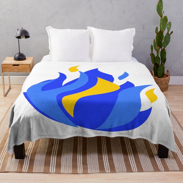 Item preview, Blue and yellow flame designed and sold by yuretzius.