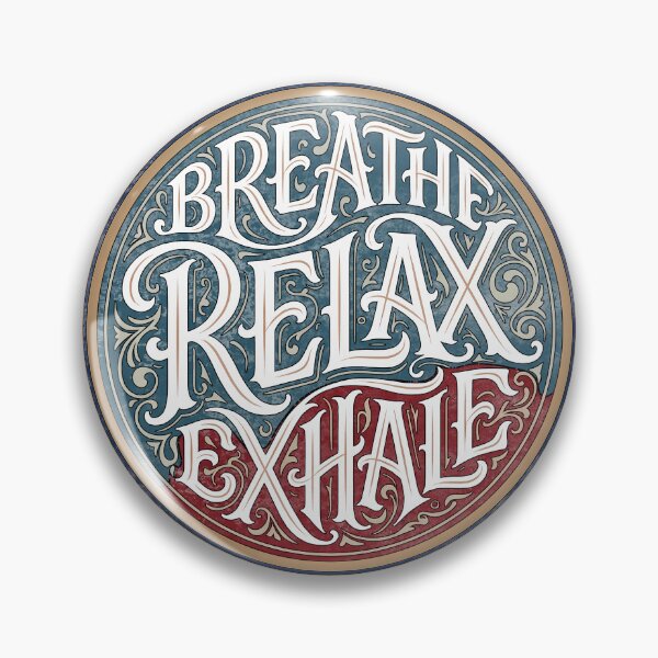 Item preview, Breathe, Relax, Exhale Gothic Blackletter Style designed and sold by JumpJammiesTees.