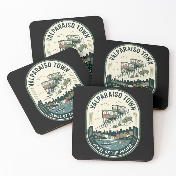 Item preview, Valparaiso Town Chile Vintage Travel Emblem designed and sold by k3rstman1.