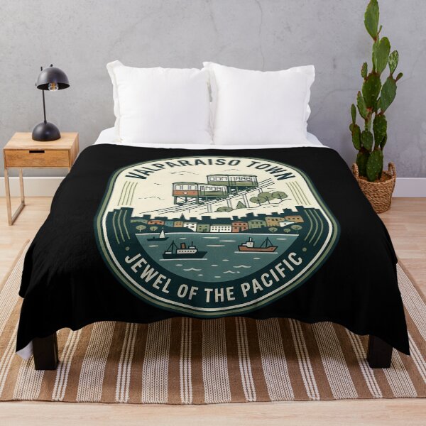 Item preview, Valparaiso Town Chile Vintage Travel Emblem designed and sold by k3rstman1.