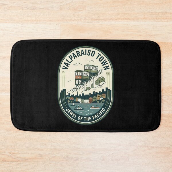 Item preview, Valparaiso Town Chile Vintage Travel Emblem designed and sold by k3rstman1.
