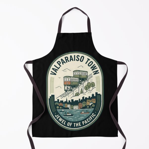 Item preview, Valparaiso Town Chile Vintage Travel Emblem designed and sold by k3rstman1.