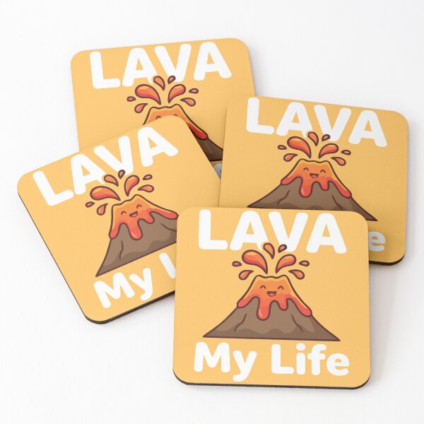 Item preview, Lava My Life Cute Volcano Kawaii Love Pun designed and sold by Amir Faysal.