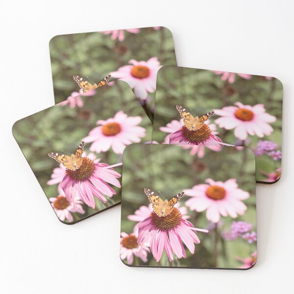 Item preview, Painted Lady Butterfly On A Coneflower designed and sold by Tanya C  Smith.