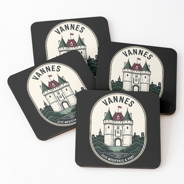 Item preview, Vannes France Cité Médiévale Vintage Travel Emblem designed and sold by k3rstman1.