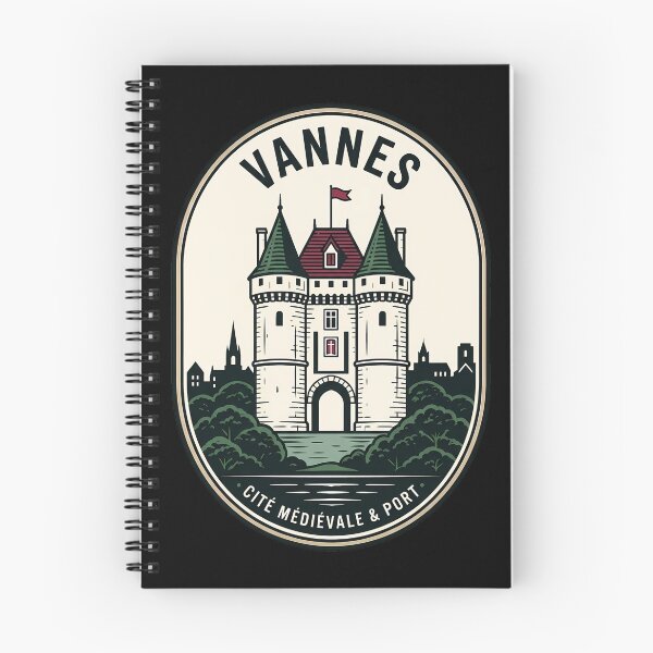 Item preview, Vannes France Cité Médiévale Vintage Travel Emblem designed and sold by k3rstman1.