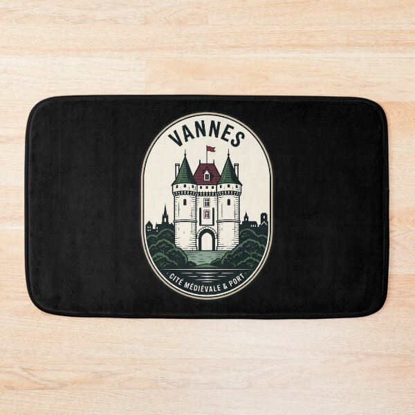 Item preview, Vannes France Cité Médiévale Vintage Travel Emblem designed and sold by k3rstman1.