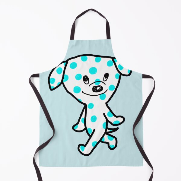 Item preview, Happy Blue Polka Dot Dalmatian designed and sold by NAPIPIPIarts.