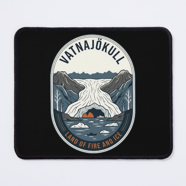Item preview, Vatnajökull Iceland Vintage Travel Emblem designed and sold by k3rstman1.