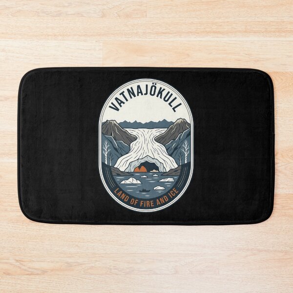 Item preview, Vatnajökull Iceland Vintage Travel Emblem designed and sold by k3rstman1.