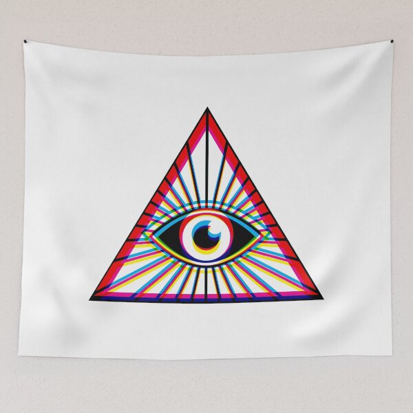 Item preview, All Seeing Eye - CMYK designed and sold by animinimal.