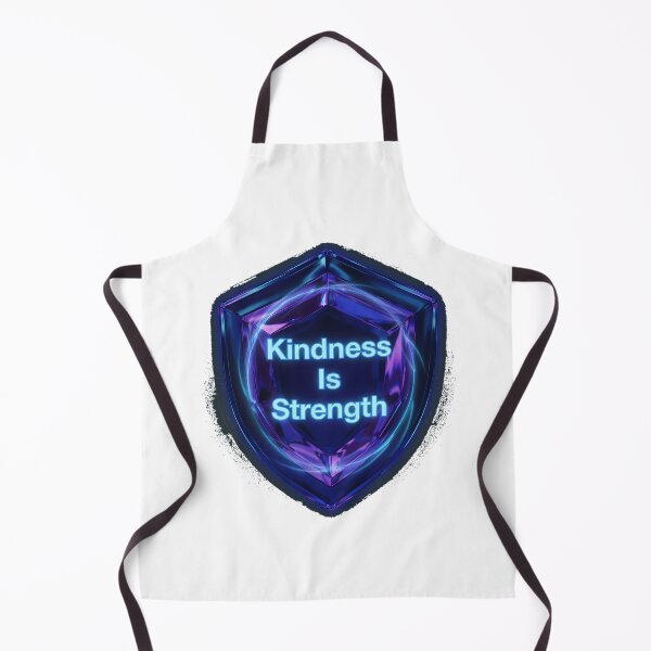 Item preview, Kindness is strength shield Motivational Quote designed and sold by DignityLab.