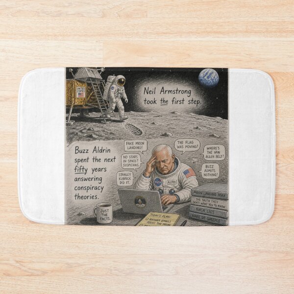 Item preview, Neil Armstrong took the first step, Buzz Aldrin spent the next fifty years answering conspiracy theories designed and sold by CinemaChronik.
