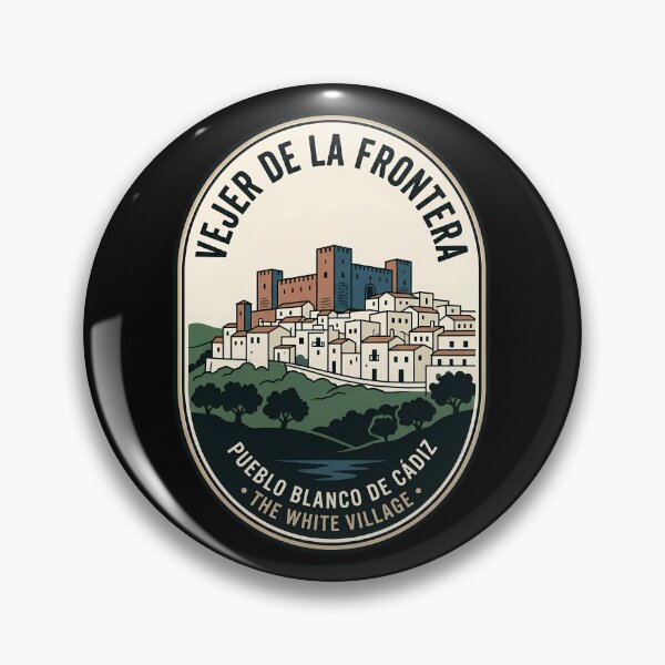 Item preview, Vejer De La Frontera Vintage Travel Emblem designed and sold by k3rstman1.