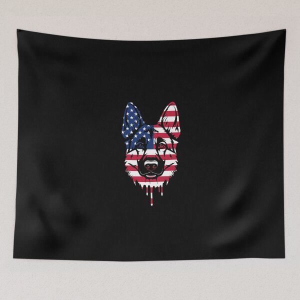 Item preview, German Shepherd American Patriot Dog Lover designed and sold by PopStars1993.