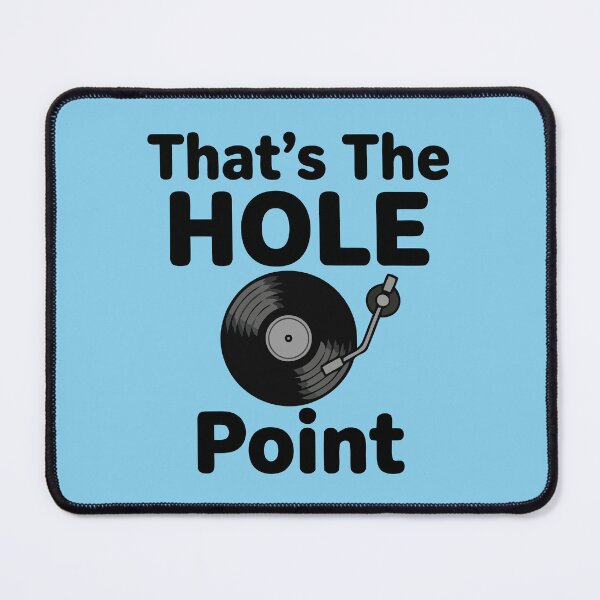 Item preview, That's The Hole Point Vintage Vinyl Record Audio Pun designed and sold by Amir Faysal.