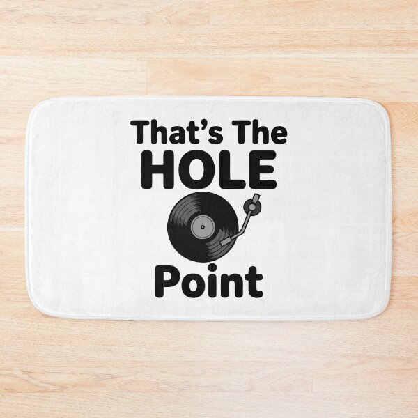 Item preview, That's The Hole Point Vintage Vinyl Record Audio Pun designed and sold by Amir Faysal.