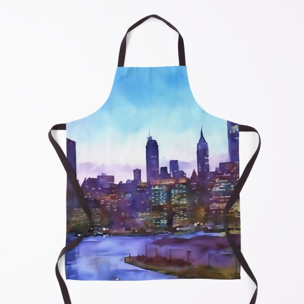 Item preview, Faint Sunsets on the East River designed and sold by RCWatercolours.