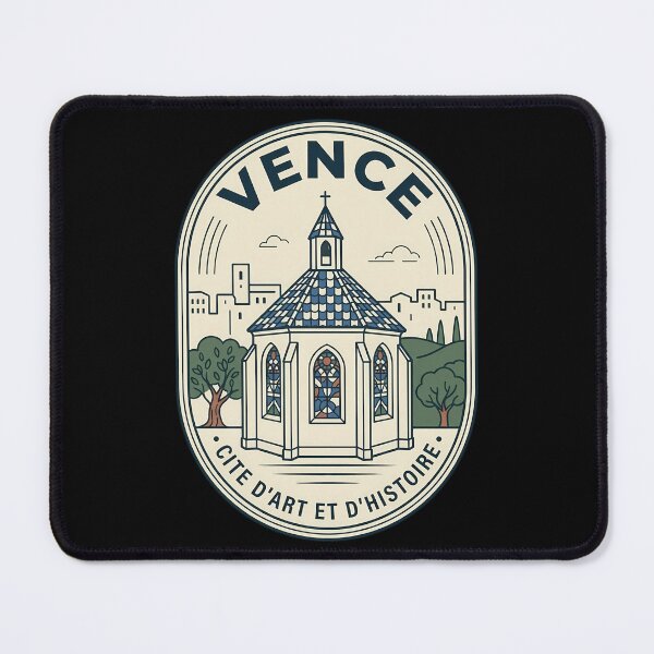 Item preview, Vence France Vintage Travel Emblem Retro Chapel designed and sold by k3rstman1.