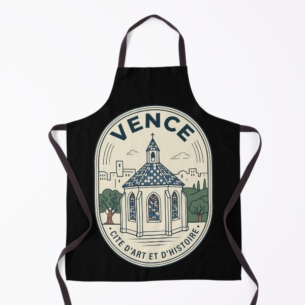 Item preview, Vence France Vintage Travel Emblem Retro Chapel designed and sold by k3rstman1.