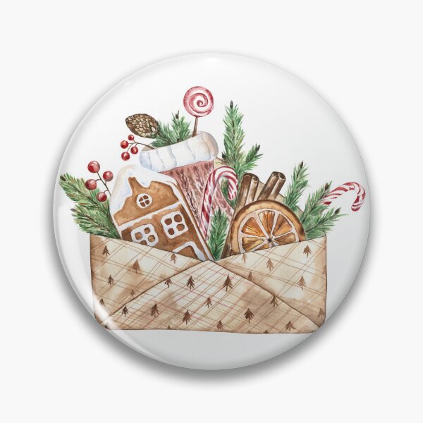 Item preview, Christmas Vintage Envelope with Gifts designed and sold by Flowersforbear.