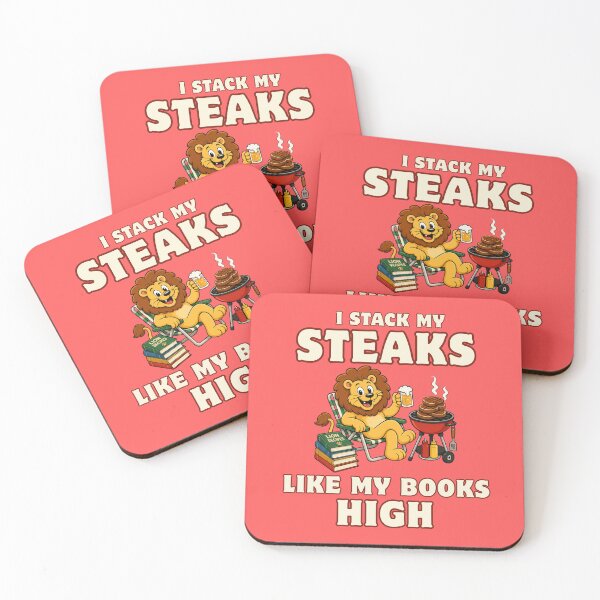 Item preview, I stack my steaks like my books high designed and sold by BritishDelights.