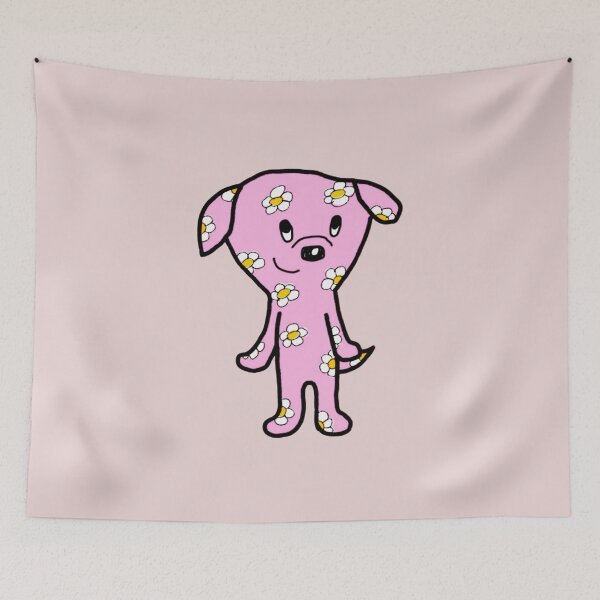 Item preview, Pink Daisy Puppy - Cute designed and sold by NAPIPIPIarts.