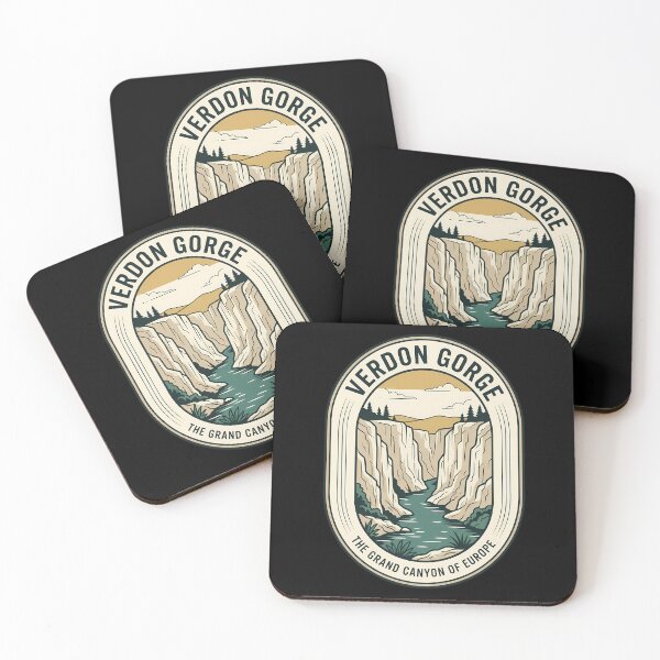 Item preview, Verdon Gorge France Vintage Travel Emblem Retro designed and sold by k3rstman1.