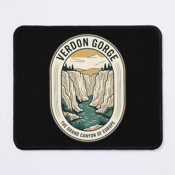 Item preview, Verdon Gorge France Vintage Travel Emblem Retro designed and sold by k3rstman1.