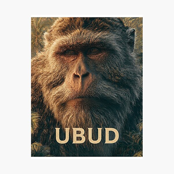 Item preview, Ubud Monkey Forest – Bali Travel Vintage Wildlife Design designed and sold by filou designs.