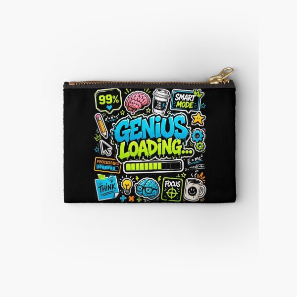 Item preview, GENIUS LOADING... Notebook Cover | Creative Graffiti Design | Student Study Journal & Productivity Notebook designed and sold by Stylestickers55.