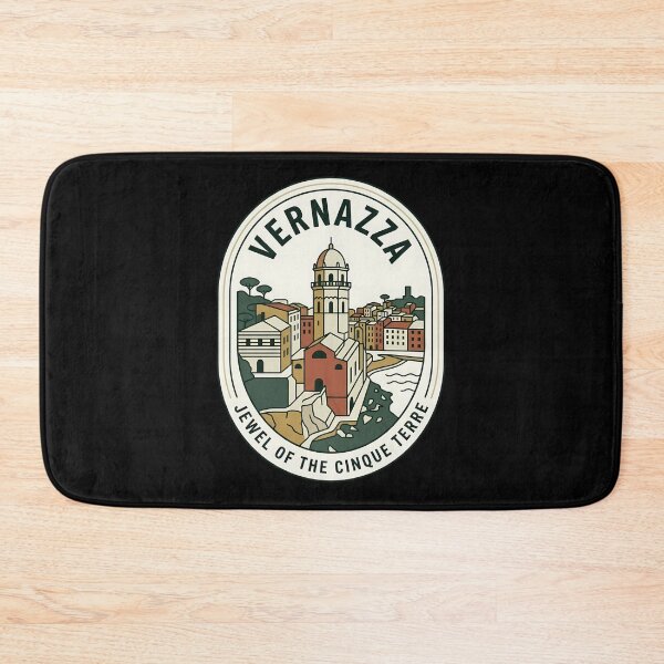 Item preview, Vernazza Italy Vintage Travel Emblem Cinque Terre designed and sold by k3rstman1.