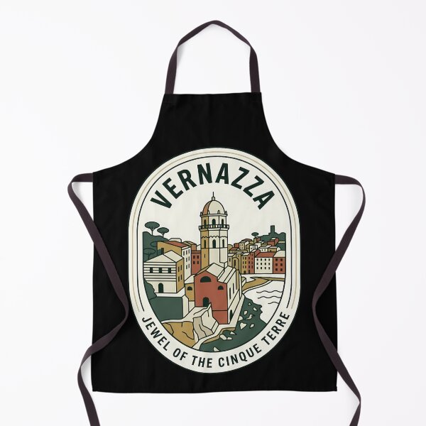 Item preview, Vernazza Italy Vintage Travel Emblem Cinque Terre designed and sold by k3rstman1.