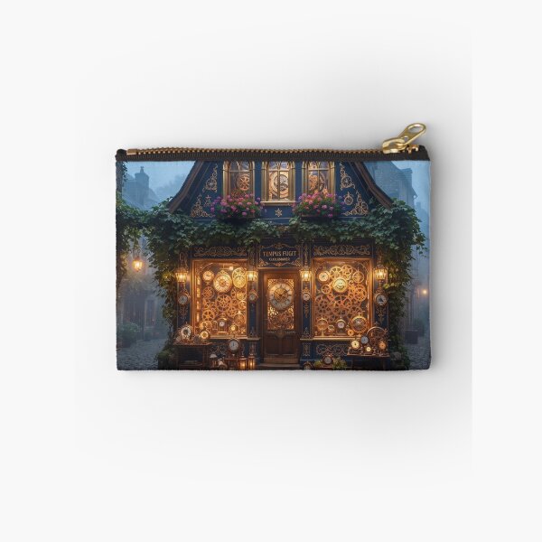 Item preview, The Clockmaker Sanctuary, Glowing Mystical Workshop Alley designed and sold by BlareBlare.