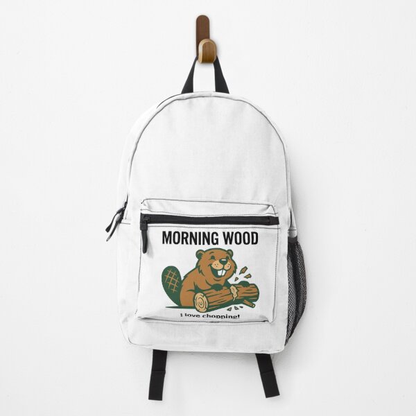 Item preview, Morning Wood Beaver Lumberjack Firewood Humor designed and sold by Amir Faysal.