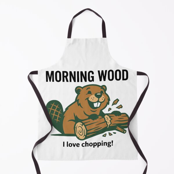 Item preview, Morning Wood Beaver Lumberjack Firewood Humor designed and sold by Amir Faysal.