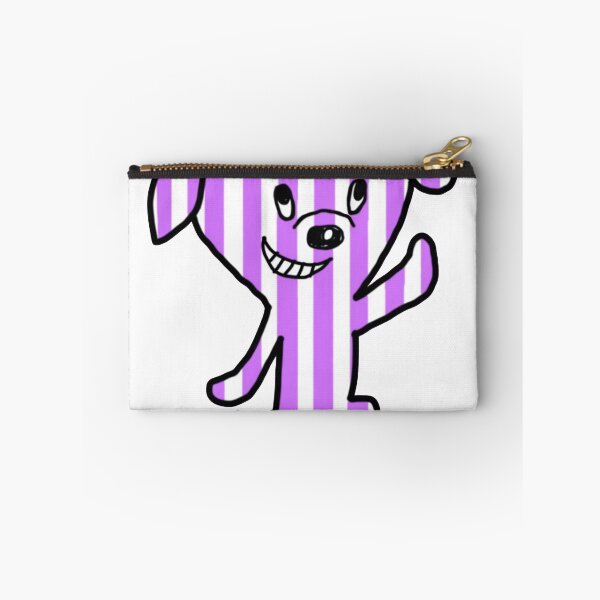 Item preview, Happy Purple Striped Pup - Cute designed and sold by NAPIPIPIarts.