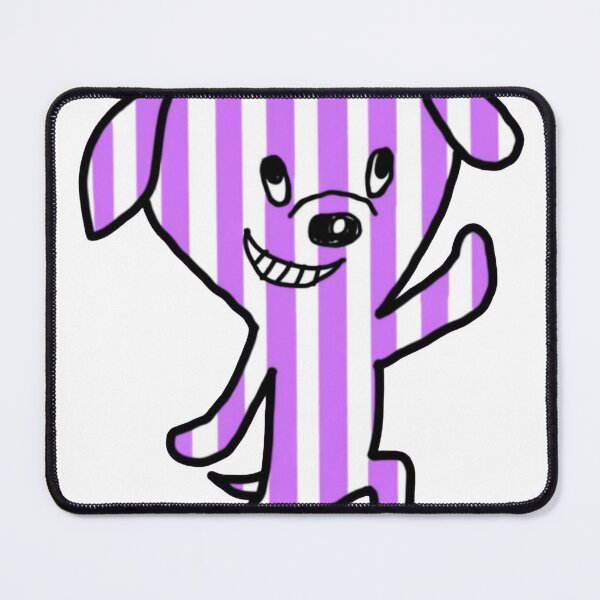 Item preview, Happy Purple Striped Pup - Cute designed and sold by NAPIPIPIarts.