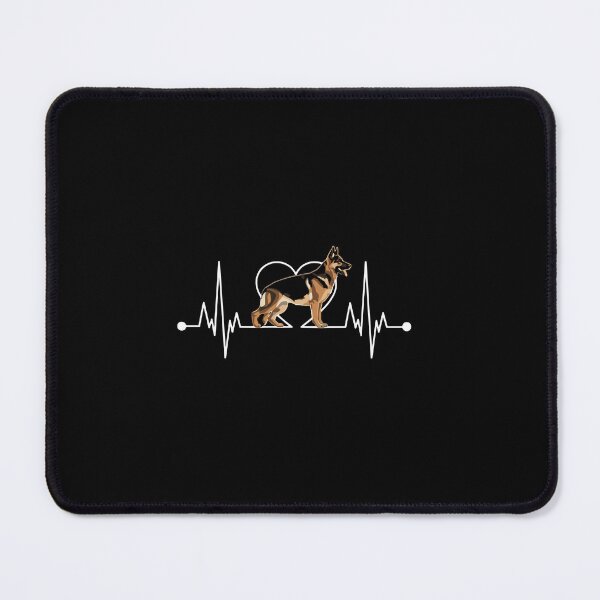Item preview, German Shepherd Heartbeat Dog Lover Pet Owner designed and sold by PopStars1993.